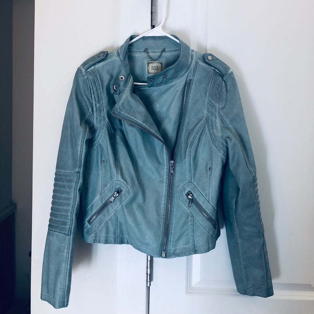 Vegan Leather Moto Jacket